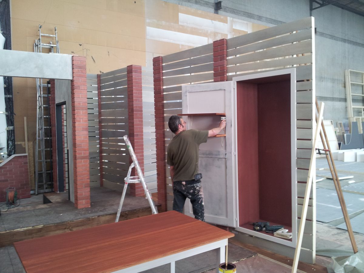 Un peintre à l’œuvre!